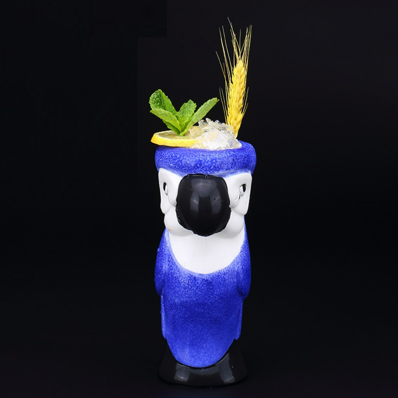 Wine With Beer Cocktail - Parrot Hawaii Tiki Mugs Cocktail Cup