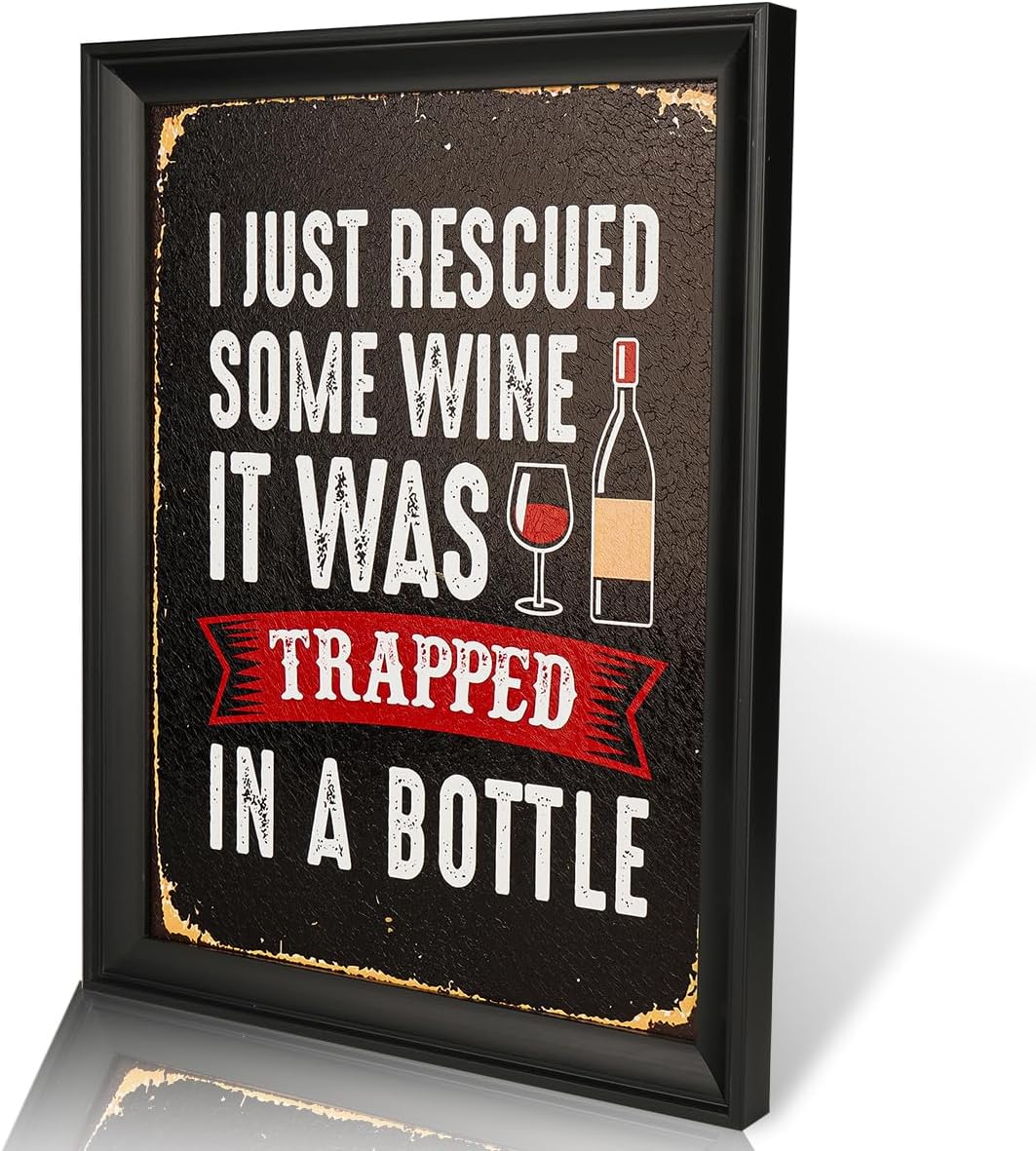 Wine Beer And - Man Cave Rules Wall Decor with