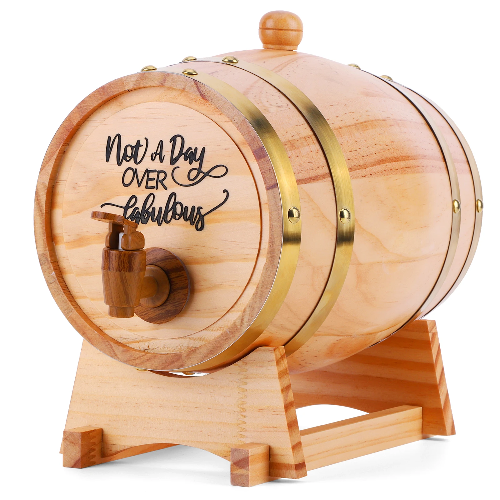 3L Wooden Whiskey Barrel with  - огляд і ціна Wine With Beer Cocktail