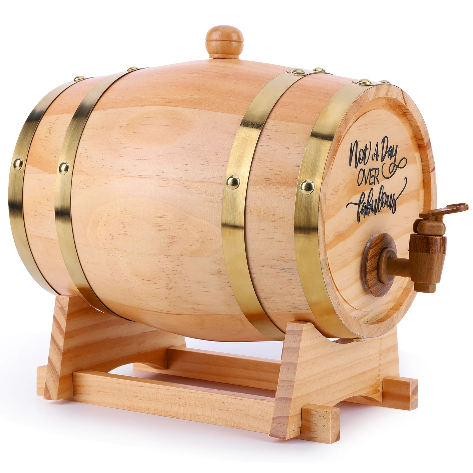 3L Wooden Whiskey Barrel with  - огляд і ціна Wine With Beer Cocktail