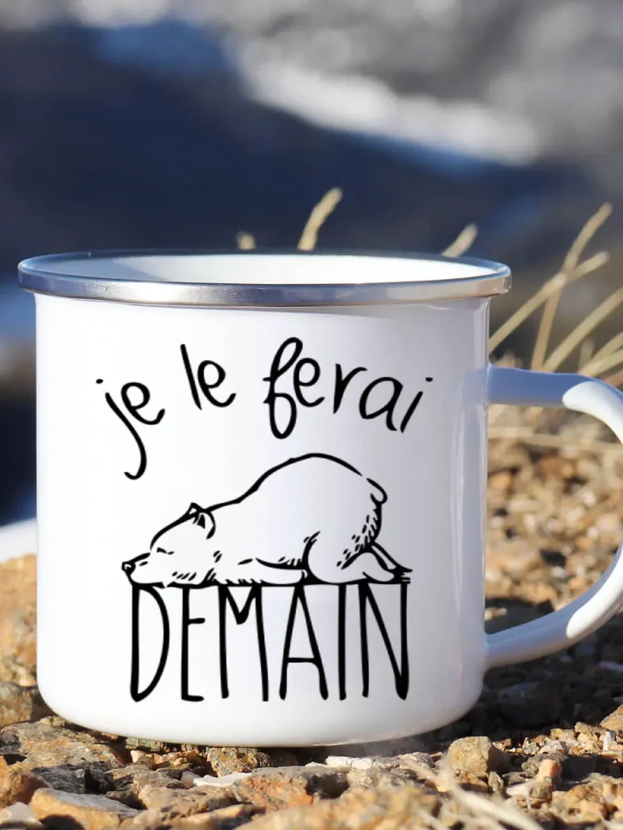 Cute Enamel Coffee Mug French  - огляд і ціна Wine Beer Festival