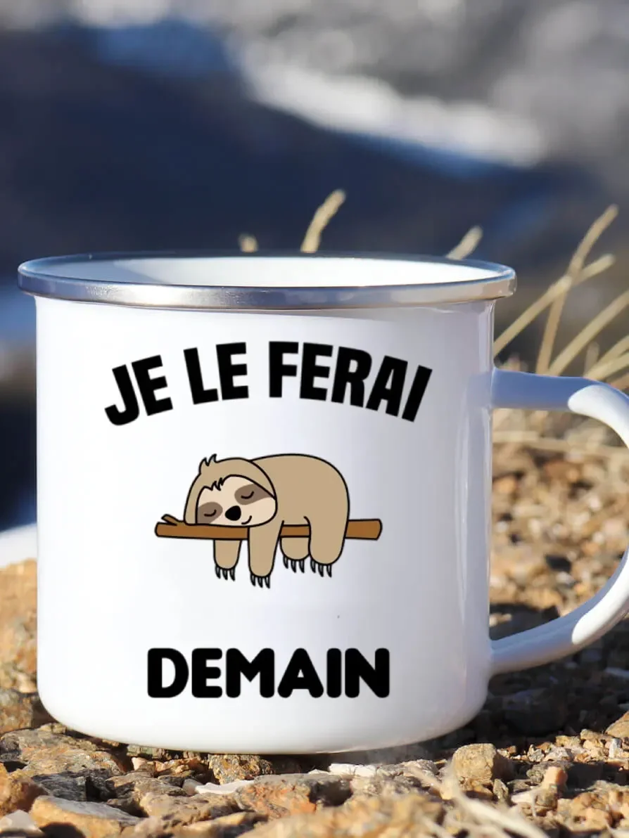 Cute Enamel Coffee Mug French  - огляд і ціна Wine Beer Festival