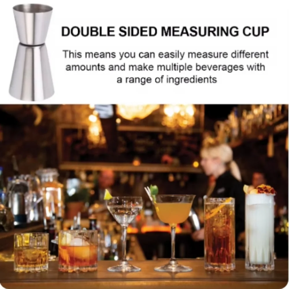 2PCS 30/60ml Cocktail Wine Sha - огляд і ціна Spirit Measure Jigger