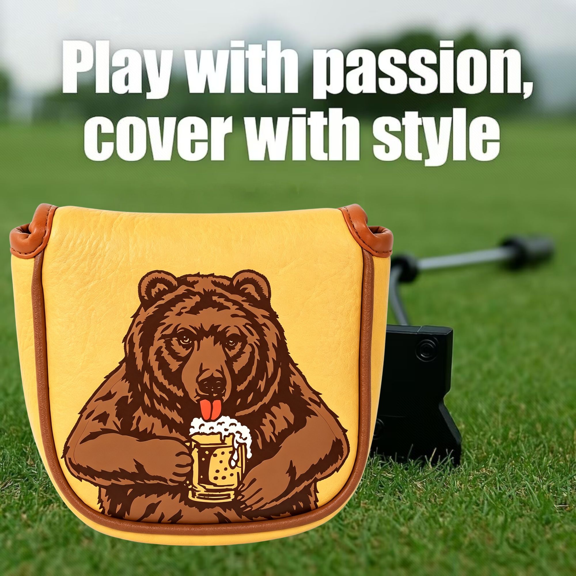 Skull Embroidered Golf Mallet  - огляд і ціна Beer & Wine Downtown