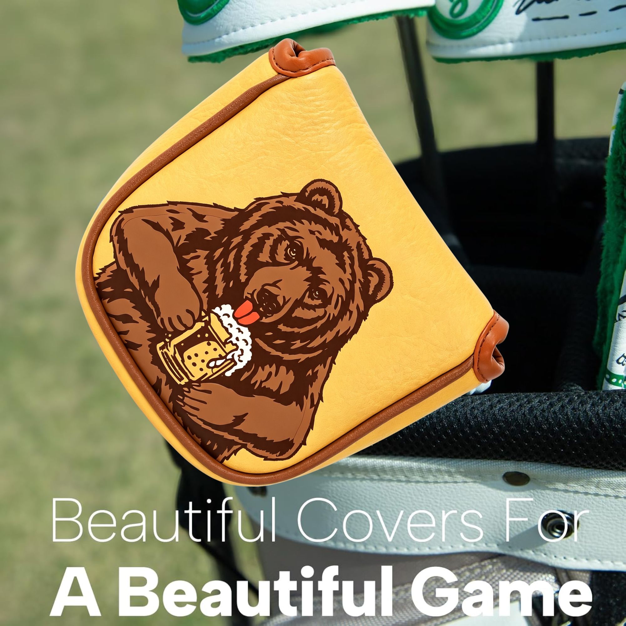 Skull Embroidered Golf Mallet  - огляд і ціна Beer & Wine Downtown