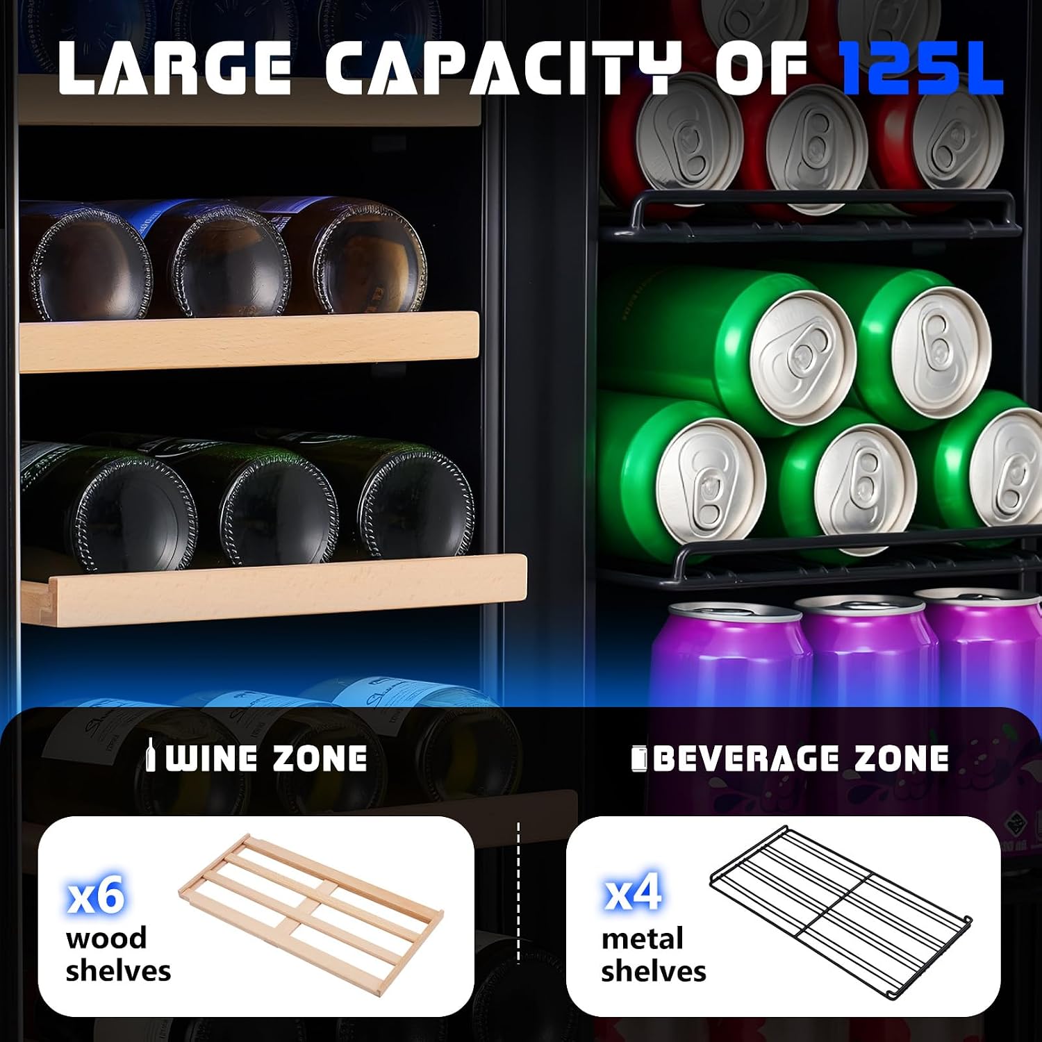 Beverage Refrigerator, 24-Inch - огляд і ціна Wine And Beer Undercounter Fridge