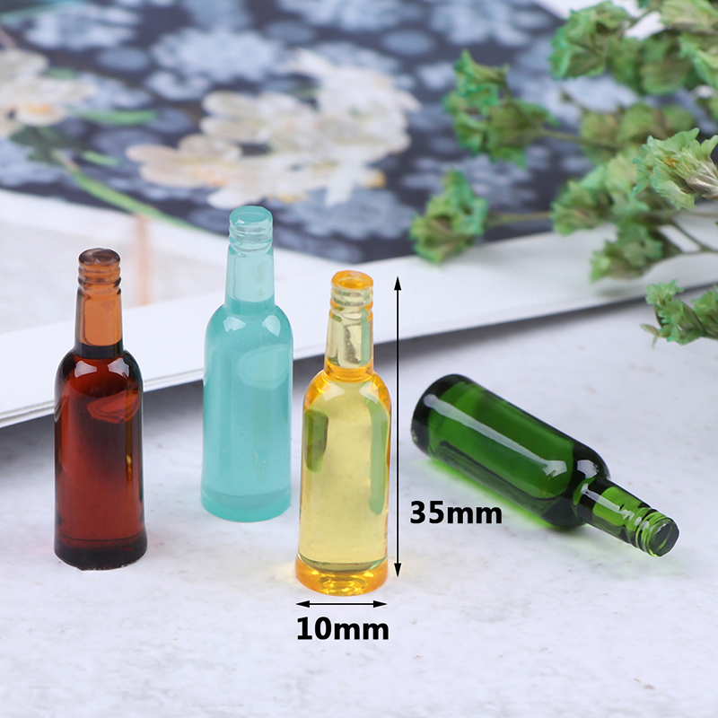 6pcs 1:12 Dollhouse Miniature  - огляд і ціна Wine Beer And