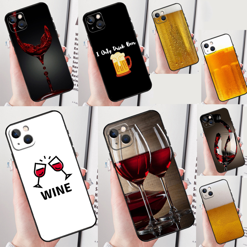 Drink Beer Red Wine Phone Case - огляд і ціна Wine Plus Beer