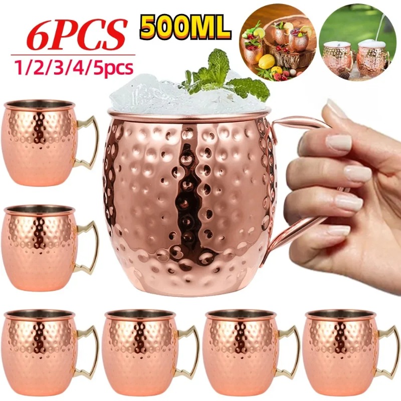 1-6PCS Cocktail Wine Cup Mosco - огляд і ціна Wine With Beer Cocktail