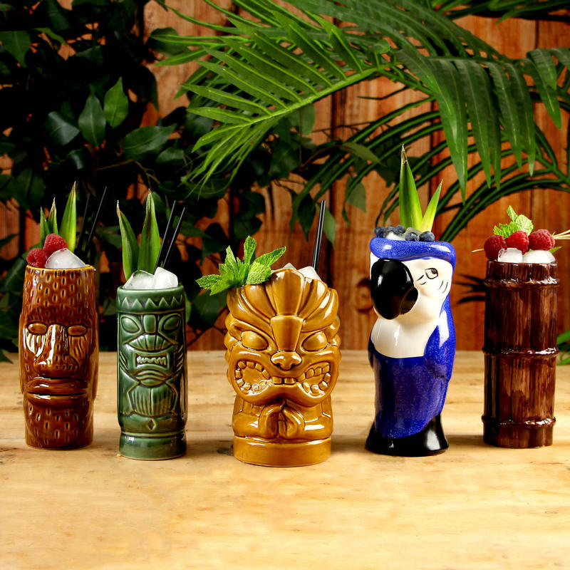 Hawaii Tiki Mugs Cocktail Cup  - огляд і ціна Wine With Beer Cocktail