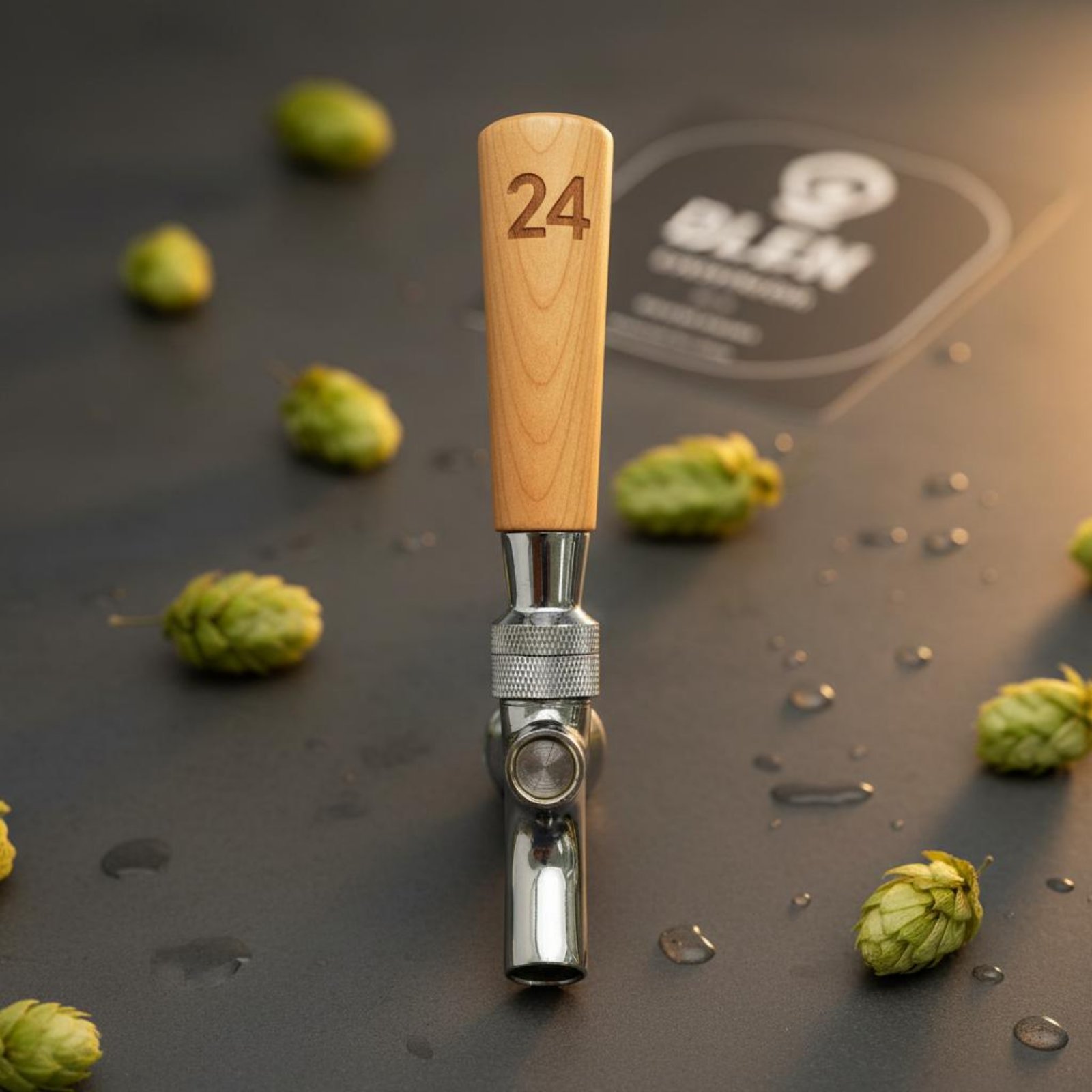 Short Wooden Beer Handle Solid - огляд і ціна Wine Beer Bar