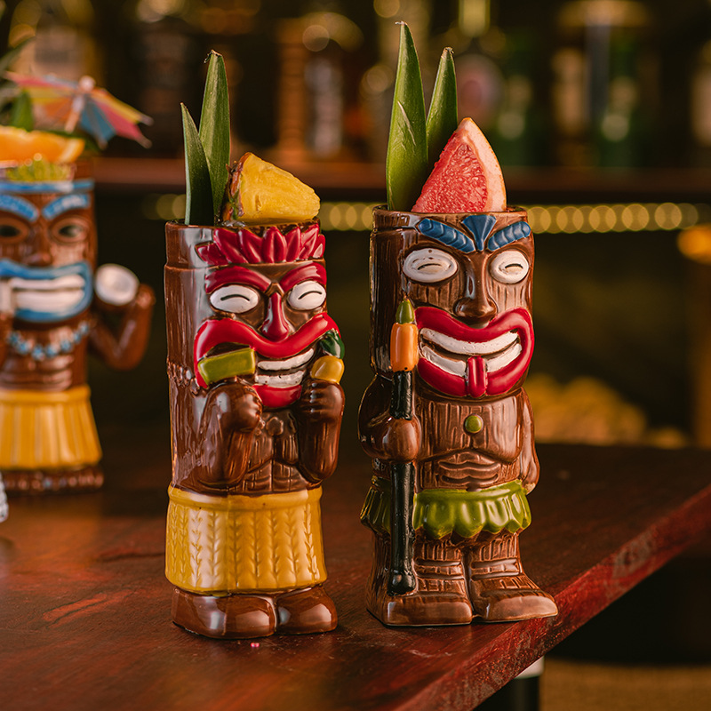 Ceramic Tiki Mug, Hawaiian Tro - огляд і ціна Wine With Beer Cocktail